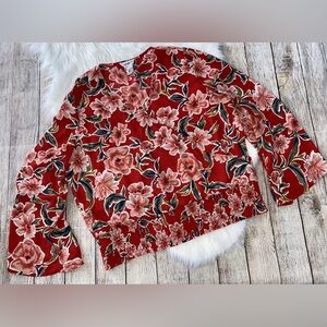 For the Republic floral blouse womens size XL